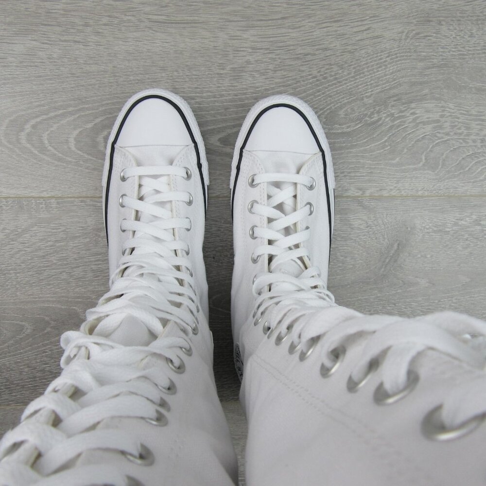 Converse Chuck Taylor All Star XX HI Women's Size 8 White Sneakers NEW - Picture 9 of 16